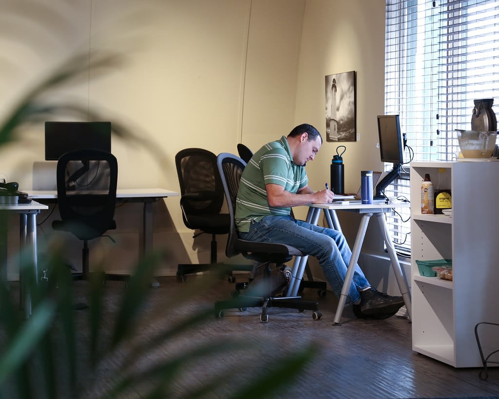 Rob at work
